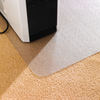 Floortex Premium Anti-Static Lipped Chair Mat 45" x 53" for Carpets - Clear