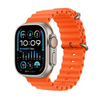 Apple Watch Ultra 2 GPS + Cellular 49mm Titanium Case with Orange Ocean Band - Titanium