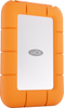 LaCie Rugged Mini SSD 1TB Solid State Drive - USB 3.2 Gen 2x2, speeds up to 2000MB/s (STMF1000400) - Silver and Orange