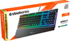 SteelSeries - Apex Wired Whisper Quiet Gaming Switch Keyboard with RGB Back Lighting - Black