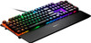 SteelSeries - Apex Wired Gaming Hybrid Mechanical Blue Switch Keyboard with RGB Back Lighting - Black
