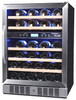 NewAir - 46-Bottle Wine Cooler - Stainless steel