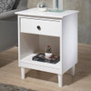 Walker Edison - 1-Drawer Nightstand - White