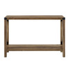 Walker Edison - Farmhouse Rustic Entryway/Accent Table - Rustic Oak