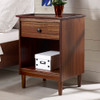 Walker Edison - 1-Drawer Nightstand - Walnut