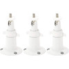 Wasserstein - Indoor/Outdoor Wall Mount for Arlo, Arlo Pro, Arlo Pro 2 (3-Pack) - White