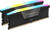CORSAIR - VENGEANCE RGB DDR5 64GB (2x32GB) DDR5 6400 CL32-40-40-104 1.35V Std PMIC Intel XMP Memory - Black
