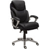Serta - AIR Bonded Leather Executive Chair - Black