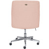 Serta - Leighton Modern Memory Foam & Twill Fabric Home Office Chair - Blush Pink