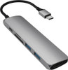 Satechi - Slim Multi-Port Adapter V2 - Space Gray