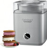 Cuisinart - Pure Indulgence 2-Quart Ice Cream and Sorbet Maker - Brushed Metal