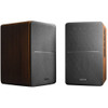 Edifier - 4" Powered Wireless 2-Way Bookshelf Speakers (Pair) - Wood