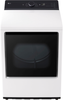 LG - 7.3 Cu. Ft. Smart Electric Dryer with EasyLoad Door - Alpine White