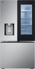 LG - 30.7 cu ft 3 Door French Door Refrigerator with Instaview - Stainless Steel