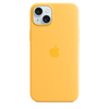 Apple - iPhone 15 Plus Silicone Case with MagSafe - Sunshine