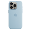 Apple - iPhone 15 Pro Silicone Case with MagSafe - Light Blue