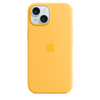 Apple - iPhone 15 Silicone Case with MagSafe - Sunshine