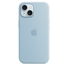 Apple - iPhone 15 Silicone Case with MagSafe - Light Blue
