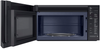 Samsung - 2.1 Cu. Ft. Over-the-Range Microwave with Sensor Cooking and Wi-Fi Connectivity - Matte Black Steel