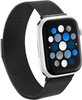 Insignia™ - Stainless Steel Mesh Band for Apple Watch 42mm, 44mm, 45mm, SE, Ultra 49mm and Ultra 2 49mm - Black