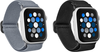 Best Buy essentials™ - Nylon Band for Apple Watch 42mm, 44mm, 45mm, SE, Ultra 49mm and Ultra 2 49mm (2-Pack) - Black & Gray