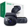 DroneMobile XC - 2K QHD Dash Cam with LTE + GPS + WiFi bundled with DroneMobile XC Rear Camera - Black