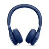 JBL - Wireless On-Ear Headphones with True Adaptive Noise Cancelling - Blue