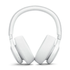 JBL - Wireless Over-Ear Headphones with True Adaptive Noise Cancelling - White