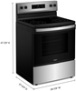 Whirlpool - 5.3 Cu. Ft. Freestanding Electric Range with Cooktop Flexibility - Stainless Steel