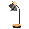 Ottlite Wireless Charging LED Desk Lamp Wood Grain - White