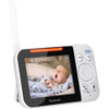 Panasonic - Long Range Video Baby Monitor and 3.5" Screen - Black/White