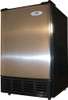 SPT - 15" 12-Lb. Freestanding Icemaker - Stainless steel