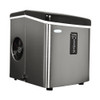 NewAir - 12" 28-Lb. Compact Portable Ice Maker - Stainless steel