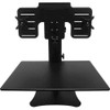 Victor - Manual Dual Monitor Standing Desk - Black
