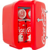 Cooluli - Coca-Cola Vintage Chic 0.1 Cu. Ft. Mini Fridge