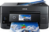 Epson - Expression Premium XP-7100 Wireless All-In-One Inkjet Printer - Black And Blue