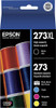 Epson - 273XL 5-Pack High-Yield - Black Ink Cartridges - Photo Black/Black/Cyan/Magenta/Yellow