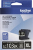 Brother - LC103BK XL High-Yield Ink Cartridge - Black - Black