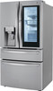 LG - 29.5 Cu. Ft. 4-Door French Door Refrigerator with InstaView Door-in-Door and Craft Ice - PrintProof Stainless Steel