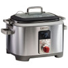 Wolf Gourmet - 7qt Multi Cooker - Stainless Steel/Red Knob