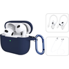 SaharaCase - Venture Series Silicone Combo Kit Case for Apple AirPods (3rd Generation) - Blue