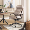 La-Z-Boy - Calix Big and Tall Executive Chair with TrueWellness Technology Office Chair - Taupe