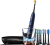 Philips Sonicare DiamondClean Smart Electric, Rechargeable toothbrush with Charging Travel Case, and 8 Brush Heads - Lunar Blue