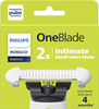 Philips Norelco OneBlade Intimate Replacement Blade 2 pack - White, Silver