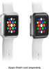 Modal™ - Bumper for Apple Watch® 42mm (2-Pack) - Space Gray/Clear