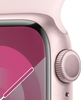 Apple Watch Series 9 GPS 41mm Aluminum Case with Light Pink Sport Band  (Small/Medium) - Pink