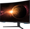 Samsung - Odyssey G65D 32” 1000R Curved QHD IPS 240Hz 1ms FreeSync Premium Pro Smart Gaming Monitor with HDR600(DisplayPort, HDMI) - Black