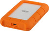 LaCie - Rugged 5TB External USB-C Portable Hard Drive - Orange/Silver