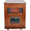 Lifesmart - 6 Element Wood Cabinet Infrared Heater - Brown