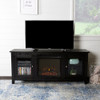 Walker Edison - Fireplace TV Console for Most TVs Up to 60" - Black
